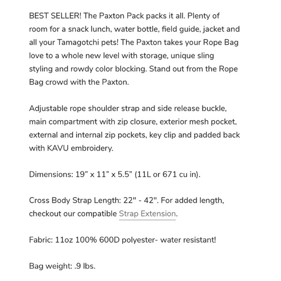 NWT Kavu Paxton‎ Sling Pack in GLAM JAM - Picture 3 of 9